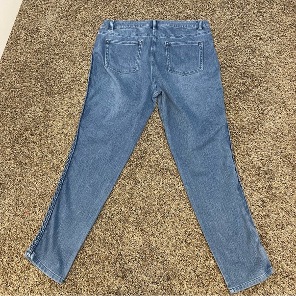 Belle Kim Gravel Jeans Flexi Belle Sz 14 - Picture 2 of 10